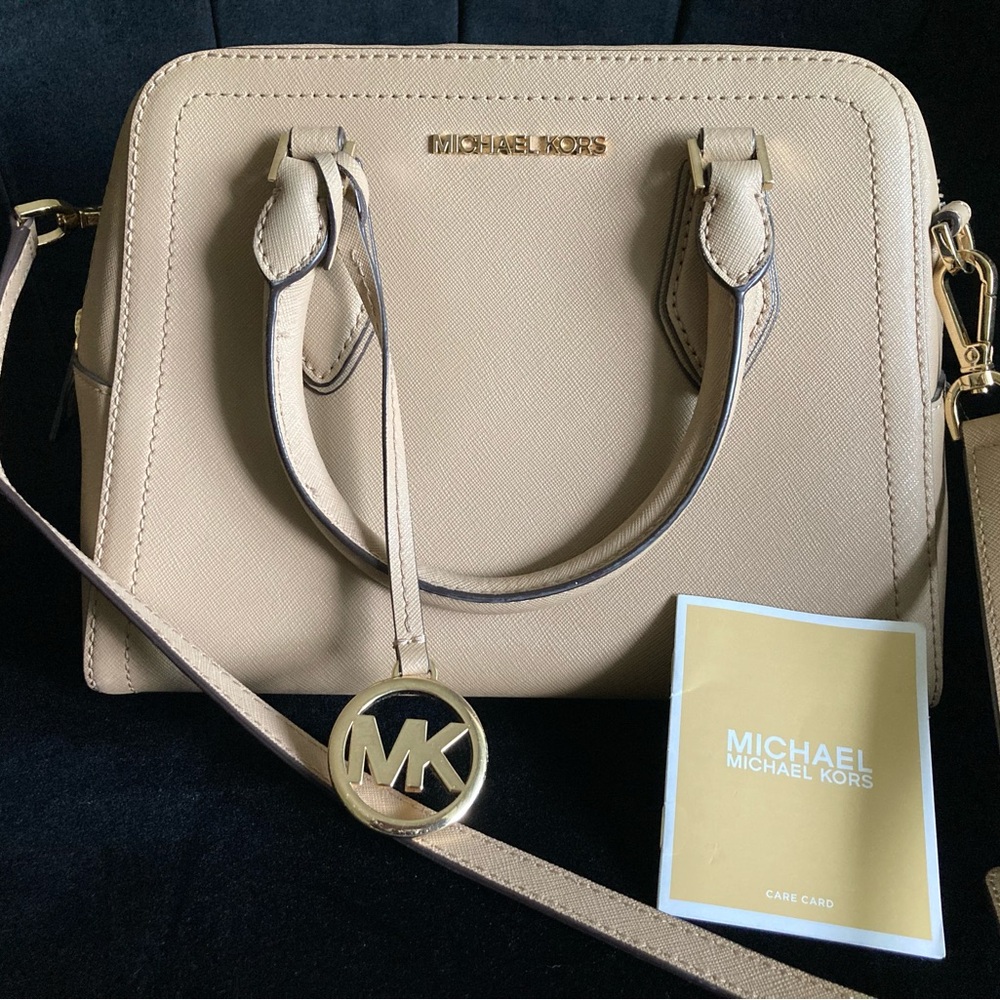 Michael Kors Tan Satchel Bag